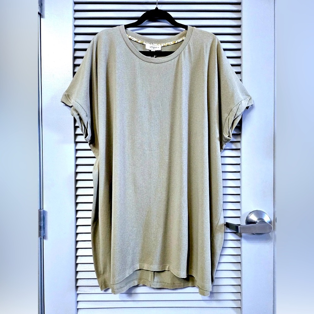 Olive Dolman Sleeve Dress